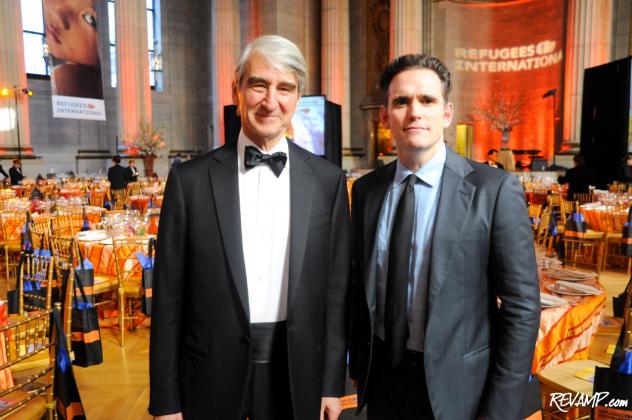 Refugees International Vice Chair Sam Waterston and Board Member Matt Dillon.